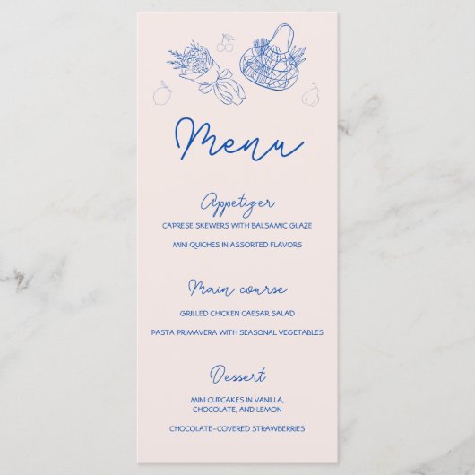 Menu Hors Fête des mariées Du Marché (Devant)