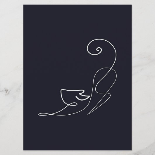 Menu I Love Chocolate Simple - Mignonne Chocolat Lover  (Dos)