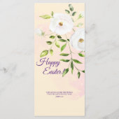 Menu Il Est Ressuscité Citation Religieuse Chrétienne S (Dos)