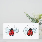 Menu Illustration de coccinelle mignonne (Debout devant)