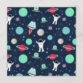 Menu Illustration du Motif spatial (Dos)