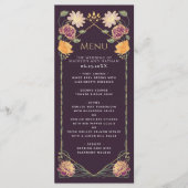 Menu Imaginaire Enchantée jardin floral mariage (Devant)