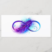 Menu Infinity with purple feather (Devant)