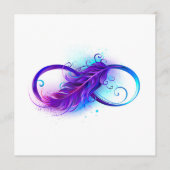 Menu Infinity with purple feather (Devant)