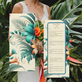 Menu Iridescence tropicale