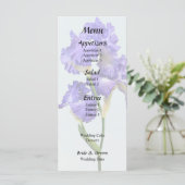 Menu Iris triple pourpre (Debout devant)