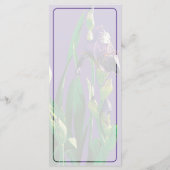 Menu Iris Violet Avec Bureaux (Dos)