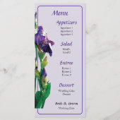 Menu Iris Violet Avec Bureaux (Devant)