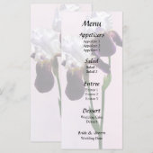 Menu Irises in Love (Devant / Derrière)