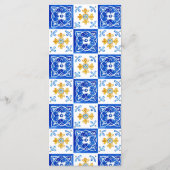 Menu Italie méditerranéenne Fête des mariées de citron  (Dos)