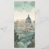 Menu Italie Rome Destination Mariage (Dos)