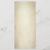 Menu italien, menu modifiable imprimable du Colisé (Dos)