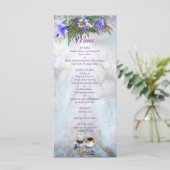 Menu Jacaranda Fleurs & Bouquet de Lys (Debout devant)