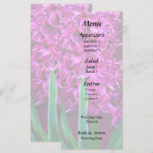 Menu Jacinthe Magenta (Devant / Derrière)