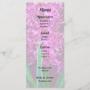 Menu Jacinthe Magenta