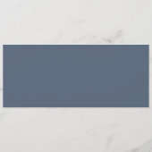 Menu Jardin boho de la branche d'olivier (Dos)