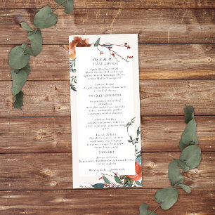 Menu Jardin Botanique Élégant aux Péches Marsala