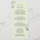 Menu Jardin toscan (Devant)