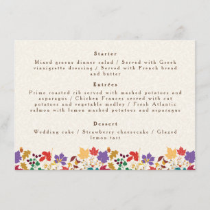 Menu Jaune de Moutarde de Printemps Fleur de Prairie Vi