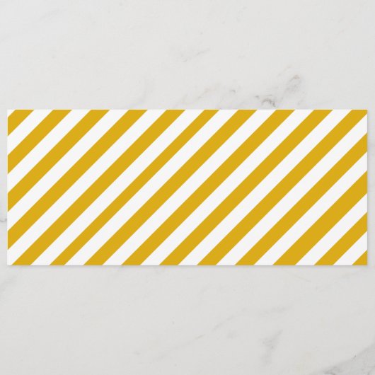 Menu Jaune editable de dîner du billet un de cadeau (Dos)