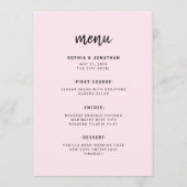 Menu Javascript minimaliste moderne | MARIAGE (Devant)