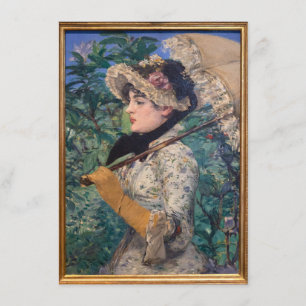 Menu Jeanne (Printemps) Par Édouard Manet