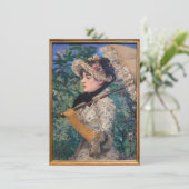 Menu Jeanne (Printemps) Par Édouard Manet (Debout devant)