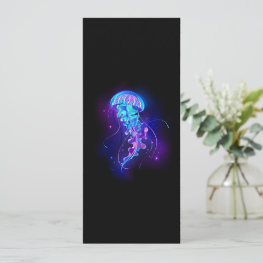 Menu Jellyfish éclatante couleur (Debout devant)