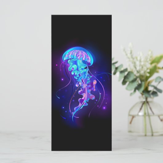 Menu Jellyfish éclatante couleur (Debout devant)