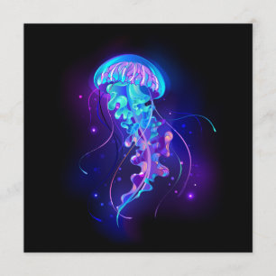 Menu Jellyfish éclatante couleur
