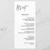 Menu J'espionne jeu mariage Capturer l'amour photo scav (Dos)