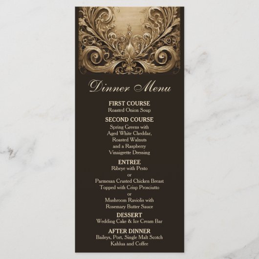 Menu Joli Mariage (Devant)