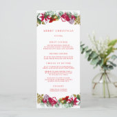 Menu Joyeuse fête de Noël (Debout devant)