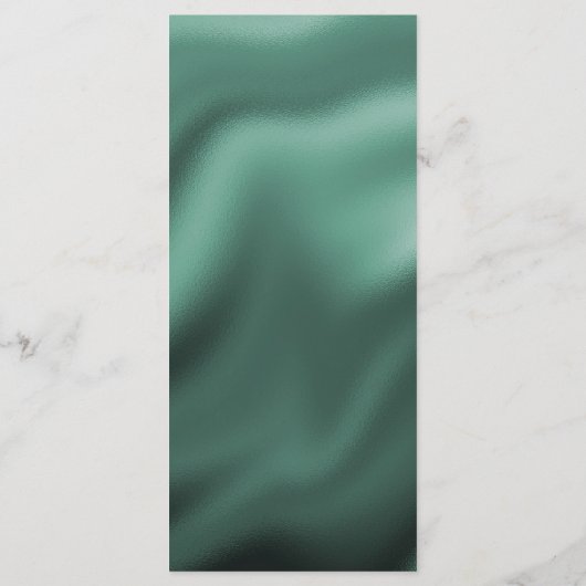 Menu Joyeux 50e anniversaire Parties scintillant verte (Dos)