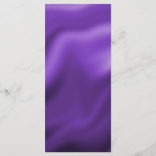 Menu Joyeux 90e anniversaire Purple Parties scintillant (Dos)