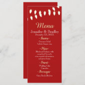 Menu Joyeux et lumineux (Devant / Derrière)