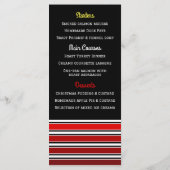 Menu Joyeux et lumineux, Noël (Dos)