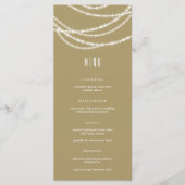 Menu Joyeux Noël Merry & Bright Lumières Scintillantes  (Devant)