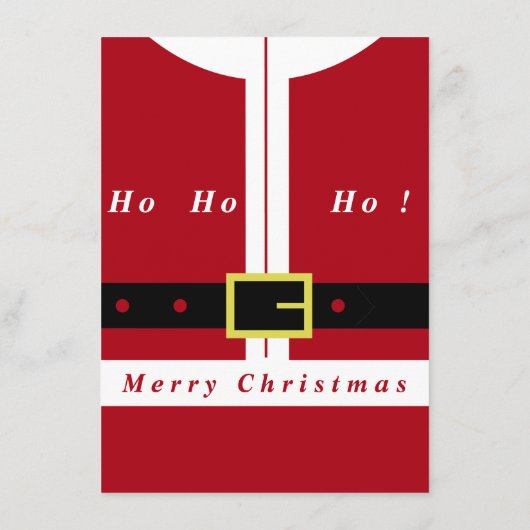 Menu Joyeux Noël - Père Noël - Cadeaux Pour Tout Le Mon (Dos)