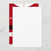 Menu Joyeux Noël - Père Noël - Cadeaux Pour Tout Le Mon (Devant / Derrière)