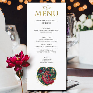 Menu Jusqu'à ce que la mort nous sépare Goth cœur Hallo
