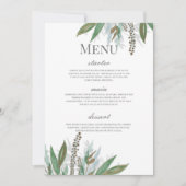 Menu Kaart (Voorkant)