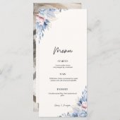 Menu kaart bruiloft Flat Food Menu (Voorkant / Achterkant)