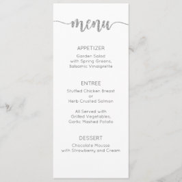 Menu Kaart, Huwelijksmenu, Diner, Lunch