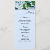 Menu Kaart Hydrangeas (Voorkant)