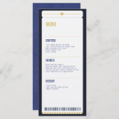 Menu Kaart Travel Theme (Voorkant / Achterkant)