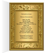 Menu Kiddouch, Brunch, Bat Bar Mitzvah Populaire (Intérieur (Droit))