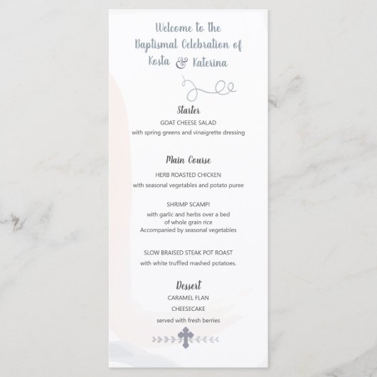 Menu Kosta & Katerina (Devant)