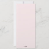 Menu Kraft Mariage Confetti Points Roses Or (Dos)
