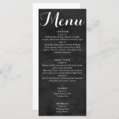 Menu - Krijtbordscript (Voorkant / Achterkant)